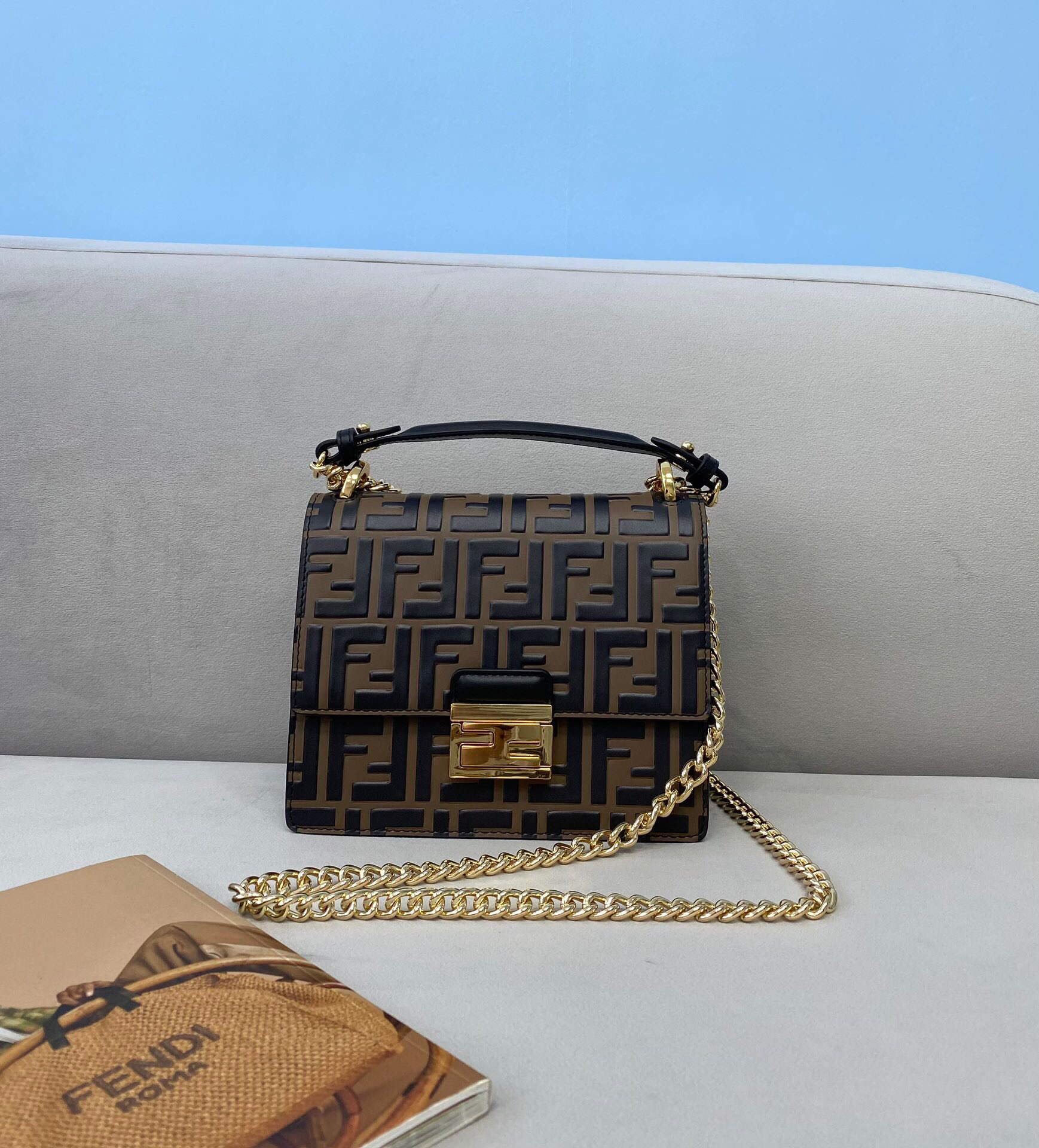 Fendi Kani 0508S Shoulder Bag Black - Default Title - View 1