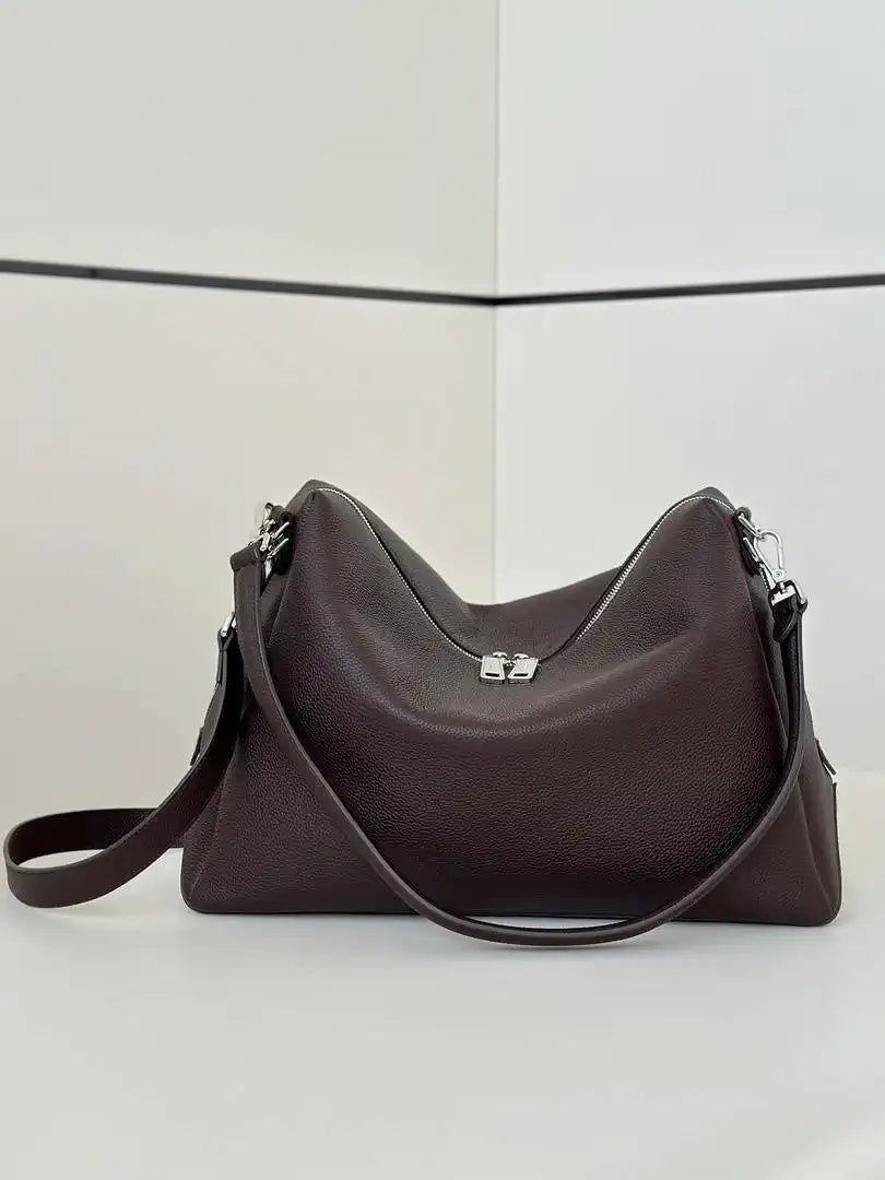 Fendi Lui Large Dark Brown leather bag 7VA667