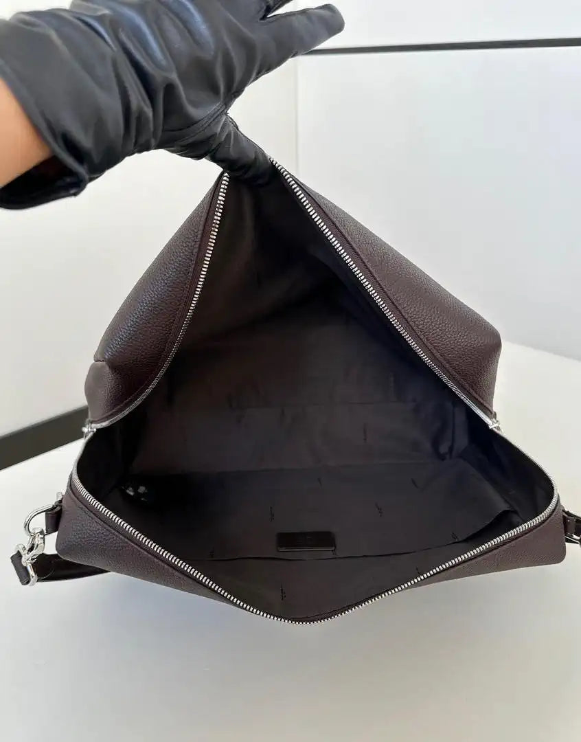 Fendi Lui Large Dark Brown leather bag 7VA667