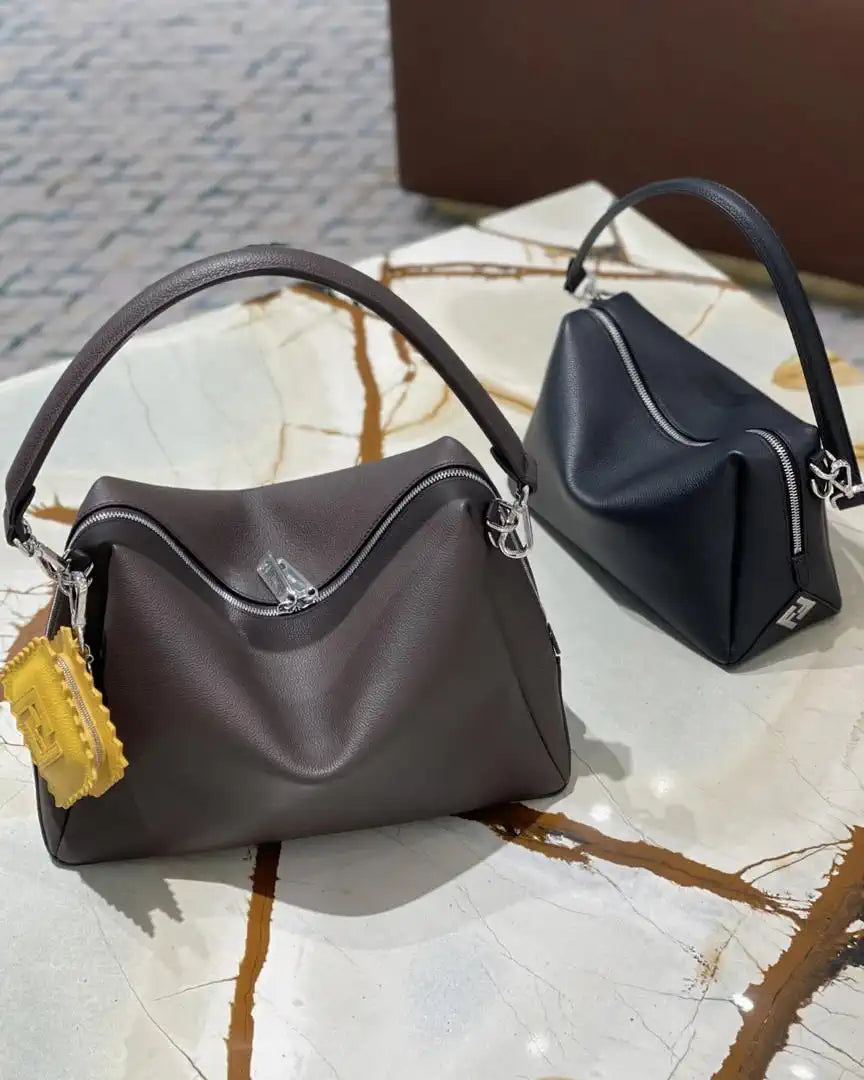 Fendi Lui Large Dark Brown leather bag 7VA667