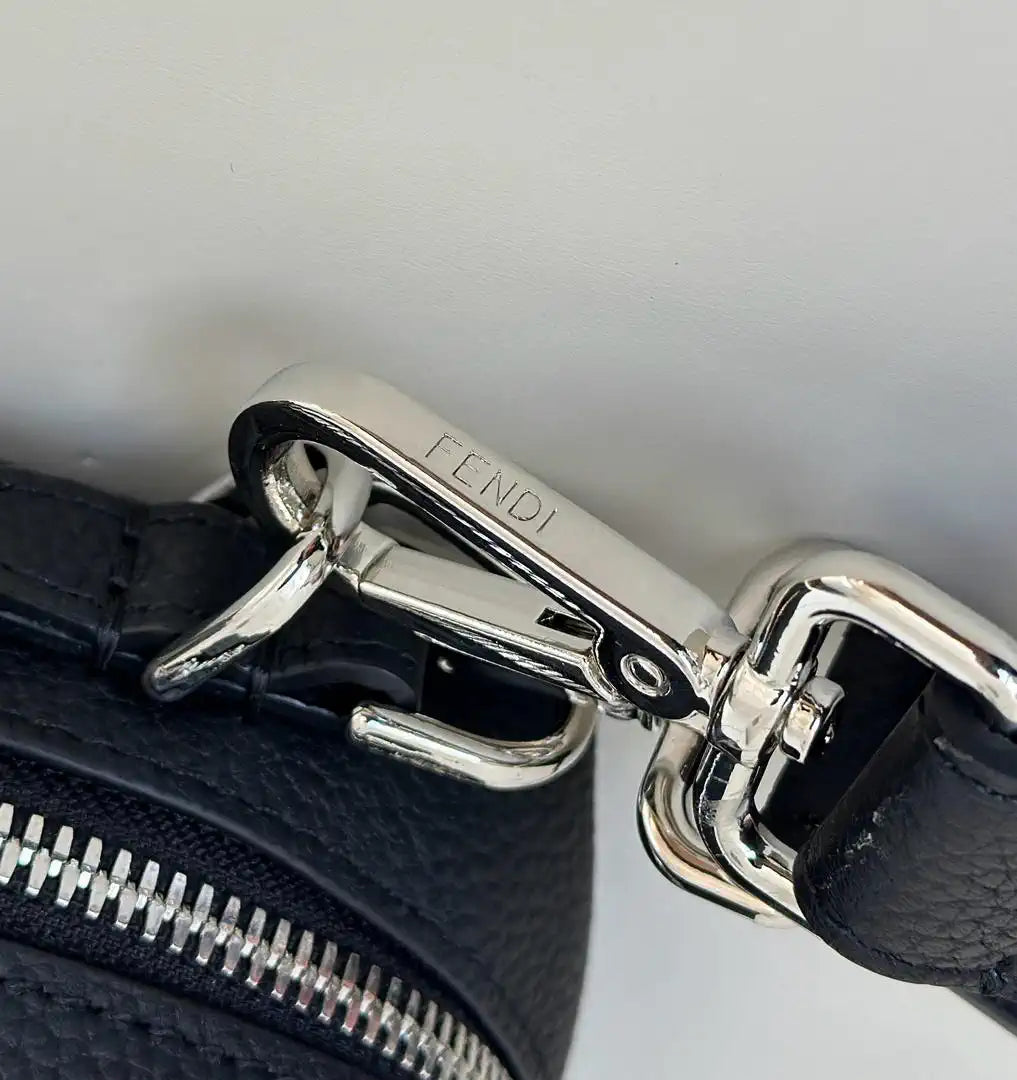 Fendi Lui Medium Black leather bag 7VA672
