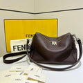 Fendi Lui Medium Dark Brown leather bag 7VA672