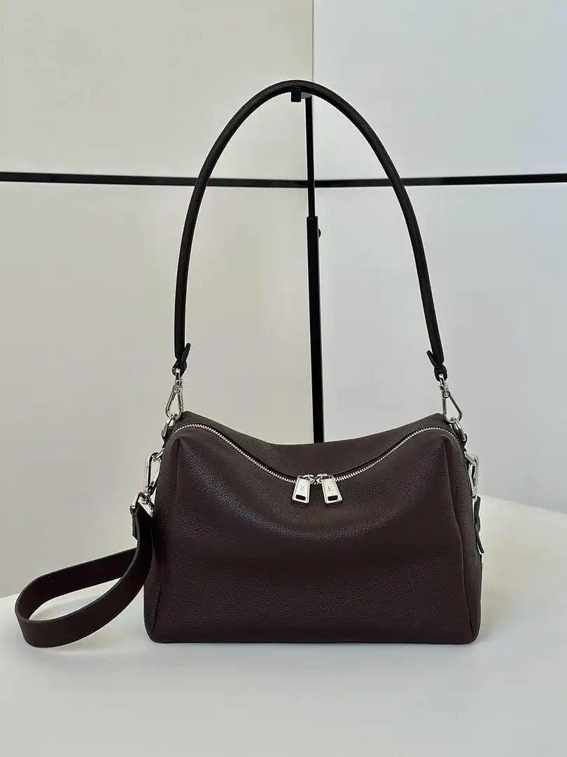 Fendi Lui Medium Dark Brown leather bag 7VA672