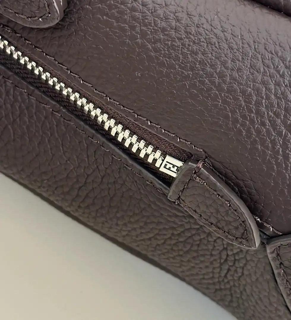 Fendi Lui Medium Dark Brown leather bag 7VA672