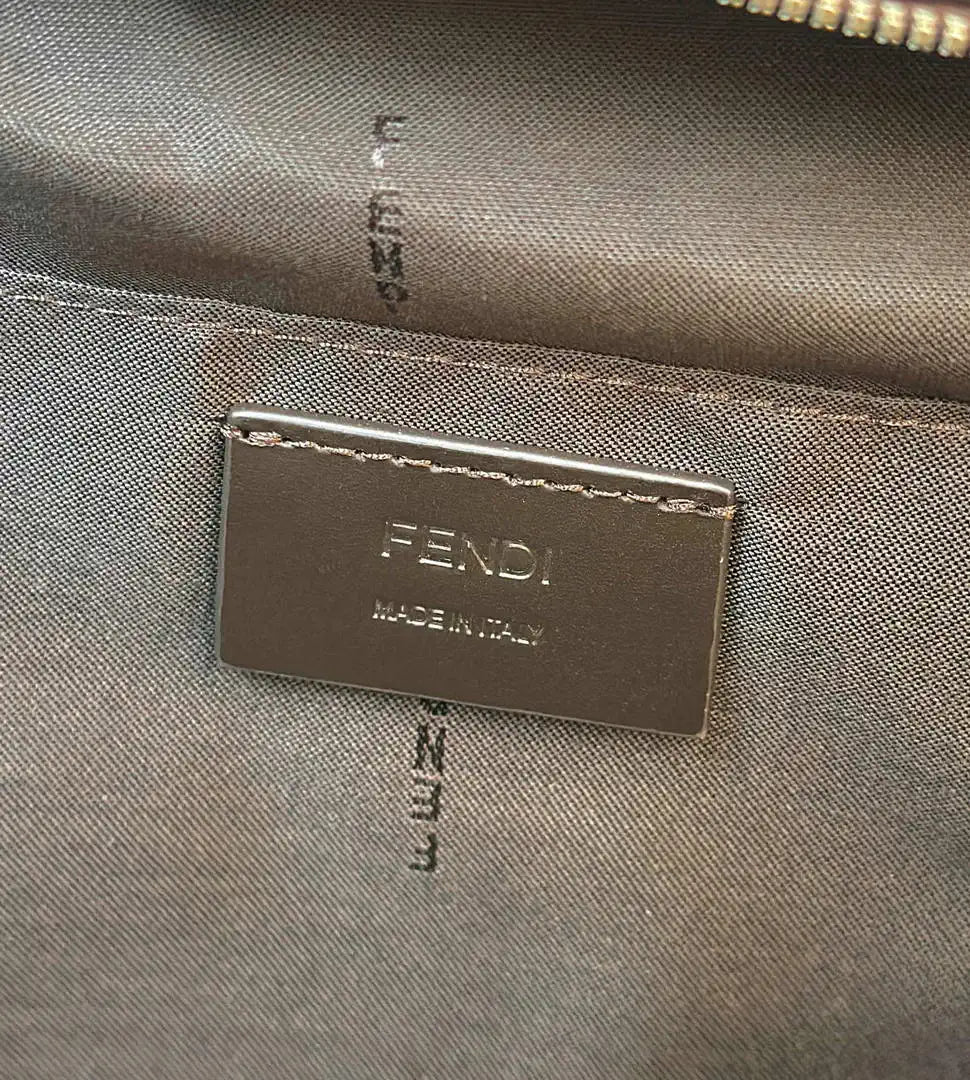 Fendi Lui Medium Dark Brown leather bag 7VA672