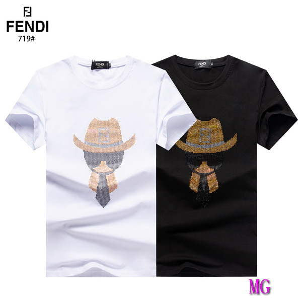 Fendi Men T-Shirts Fendi Fashion Clothing F50064