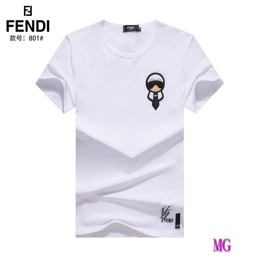 Fendi Men T-Shirts Fendi Fashion Clothing F50041