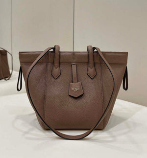 Fendi Mini Origami 8BS083 Brown leather mini bag that can be transformed 8626As - Default Title - View 6