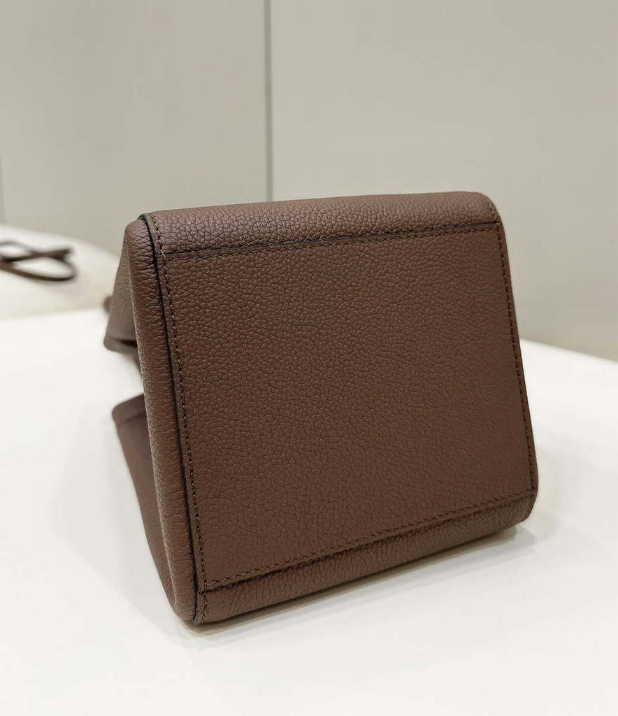 Fendi Mini Origami 8BS083 Brown leather mini bag that can be transformed 8626As - Default Title - View 9