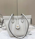 Fendi Mini Origami 8BS083 White leather mini bag that can be transformed 8626As