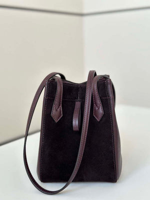 Fendi Mini Origami 8BS083 Wine Red and Black leather mini bag that can be transformed 8626As - Default Title - View 4