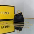 Fendi Nano First Charm Shoulder Bag 7AS051 Black - Default Title - View 1