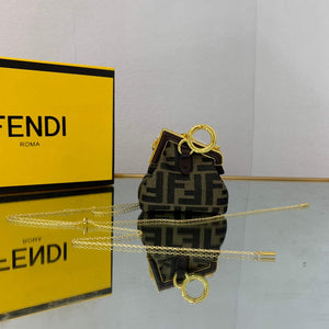 Fendi Nano First Charm Shoulder Bag 7AS051 FF Green - Default Title - View 2