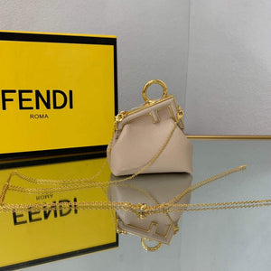 Fendi Nano First Charm Shoulder Bag 7AS051 Light Pink - Default Title - View 2