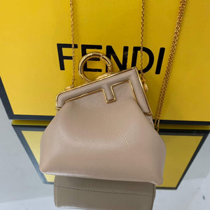 Fendi Nano First Charm Shoulder Bag 7AS051 Light Pink - Default Title - View 6