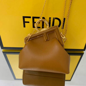 Fendi Nano First Charm Shoulder Bag 7AS051 Tan - Default Title - View 5