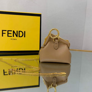 Fendi Nano First Charm Shoulder Bag 7AS051 Apricot - Default Title - View 3