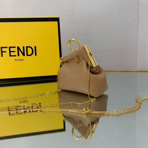 Fendi Nano First Charm Shoulder Bag 7AS051 Apricot - Default Title - View 5