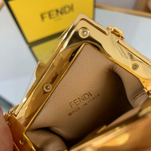 Fendi Nano First Charm Shoulder Bag 7AS051 Apricot - Default Title - View 9