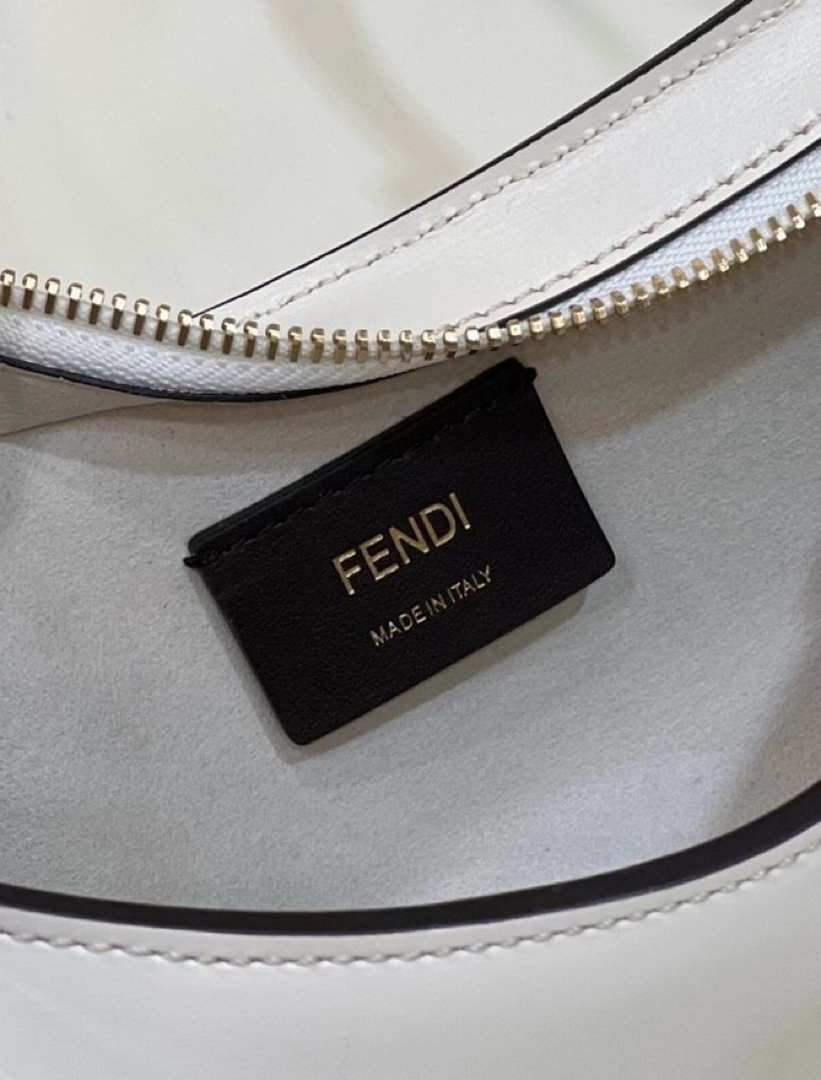 Fendi O¡¯Lock Swing Camellia leather pouch 8BS068AHM0F1DMY 8573 White