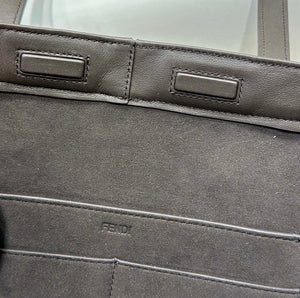 Fendi Origami Medium 8BH414 Brown FF jacquard fabric bag 8626A - Default Title - View 8