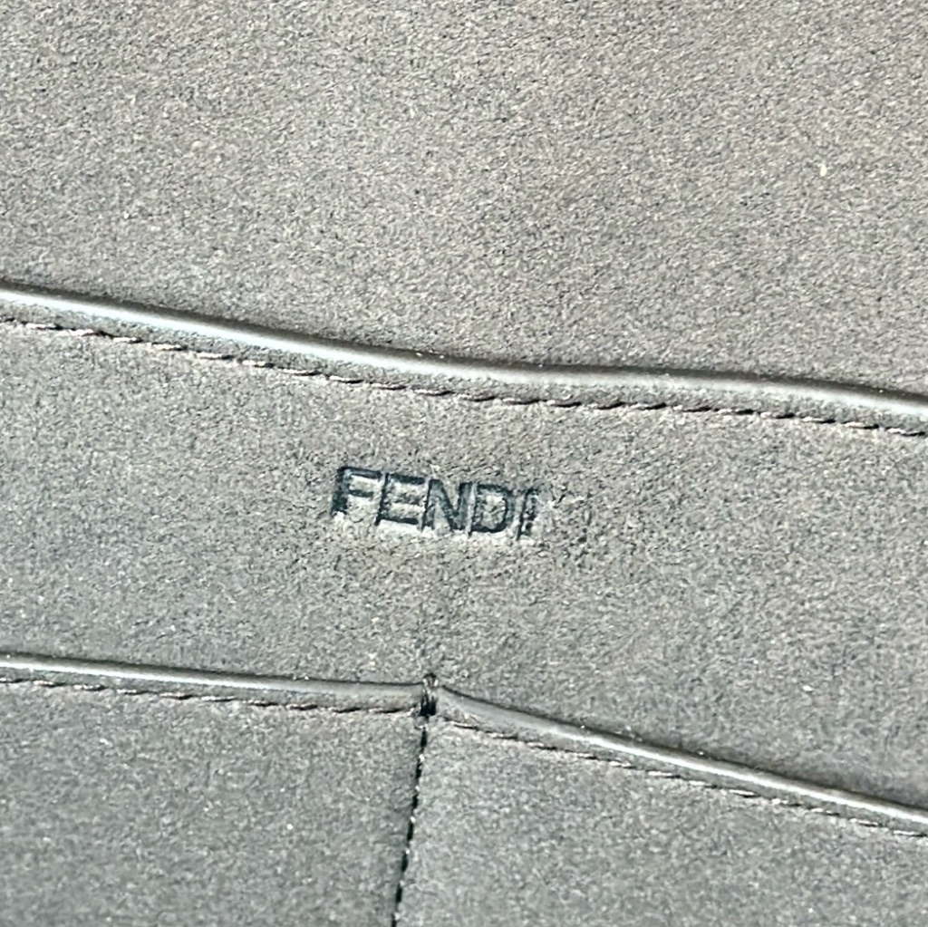 Fendi Origami Medium 8BH414 Dark Green leather bag that can be transformed 8626A