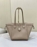 Fendi Origami Medium 8BH414 Dove Gray leather bag that can be transformed 8626A