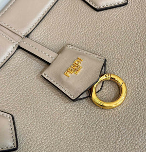 Fendi Origami Medium 8BH414 Dove Gray leather bag that can be transformed 8626A - Default Title - View 6