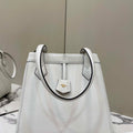 Fendi Origami Medium 8BH414 White leather bag that can be transformed 8626 - Default Title - View 1