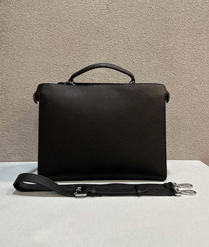 Fendi Peekaboo ISeeU Medium Black leather bag 7VA529 - Default Title - View 3