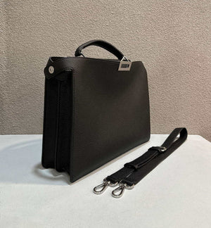 Fendi Peekaboo ISeeU Medium Black leather bag 7VA529 - Default Title - View 4