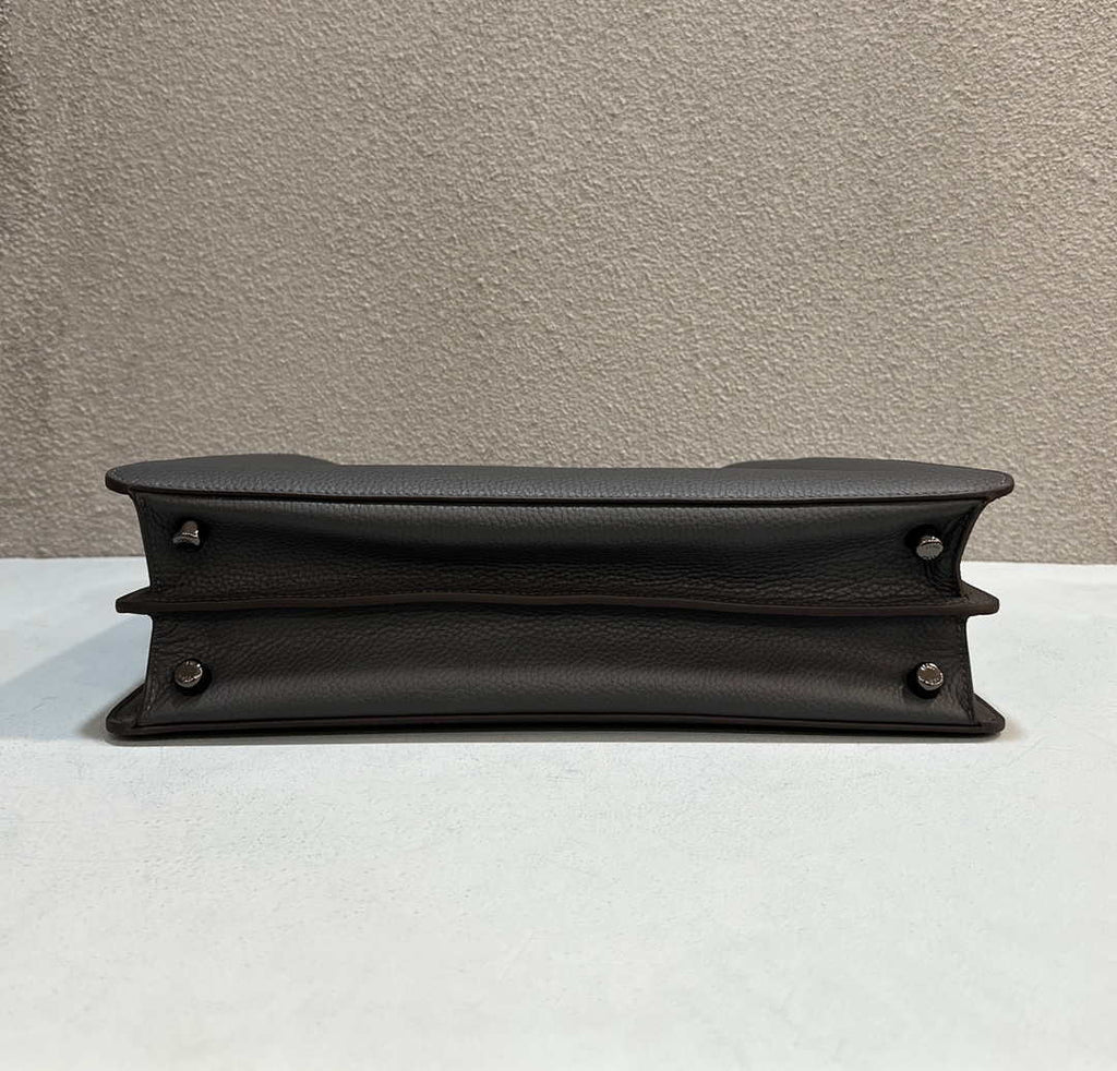 Fendi Peekaboo ISeeU Medium Dark Blue leather bag 7VA529