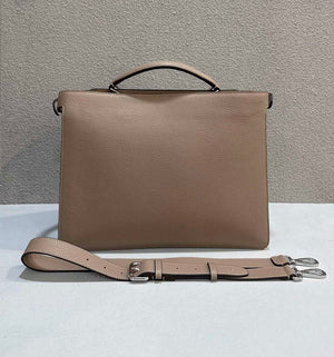 Fendi Peekaboo ISeeU Medium Dove Gray leather bag 7VA529 - Default Title - View 2