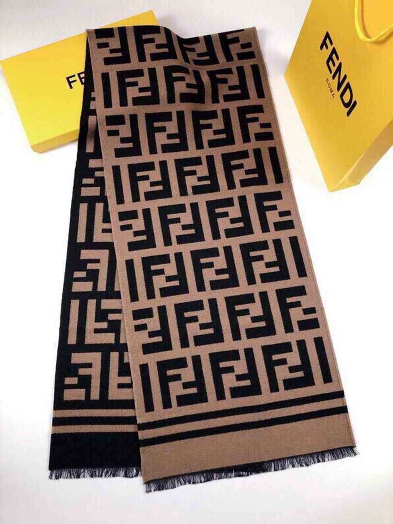 Fendi Scarves Designer Fendi Shawl Scarf 80002