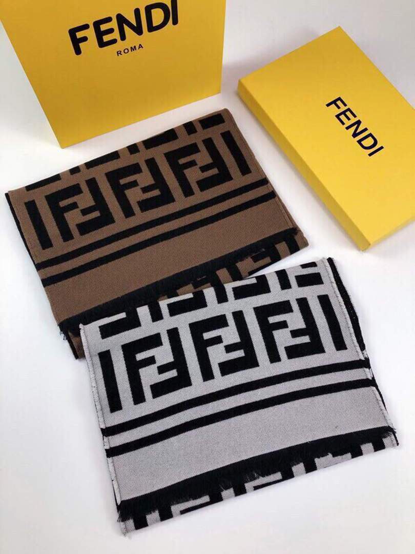 Fendi Scarves Designer Fendi Shawl Scarf 80001