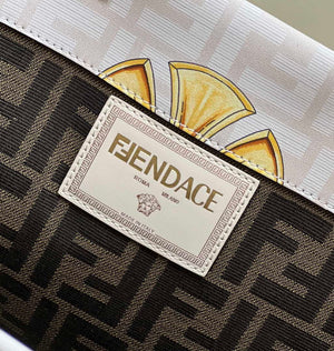 Fendi Sunshine Medium Tote Shoulder Bag 8BH386 Versace FF Logo - Default Title - View 7