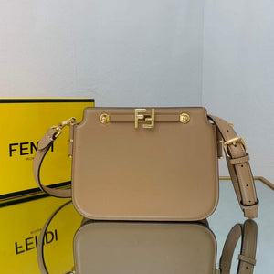 Fendi Touch Beige leather Bag 8BT349 - Default Title - View 1
