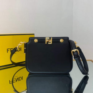 Fendi Touch Black leather Bag 8BT349 - Default Title - View 1