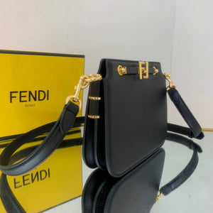 Fendi Touch Black leather Bag 8BT349 - Default Title - View 3