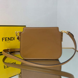Fendi Touch Brown leather Bag 8BT349 - Default Title - View 3