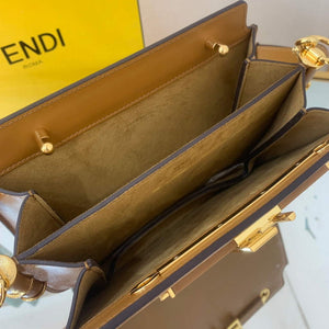 Fendi Touch Brown leather Bag 8BT349 - Default Title - View 6