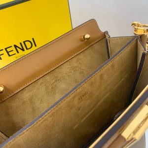 Fendi Touch Brown leather Bag 8BT349 - Default Title - View 7