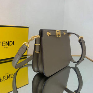 Fendi Touch Grey leather Bag 8BT349 - Default Title - View 2