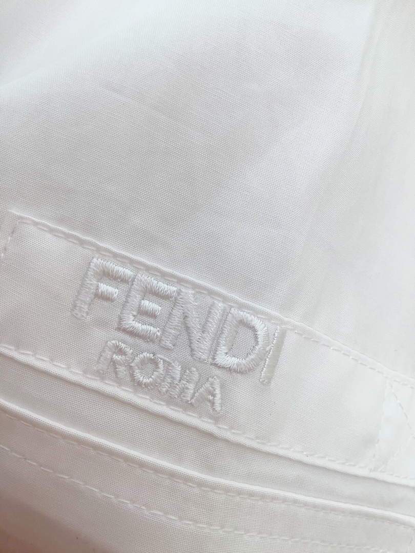Fendi Women¡¯s Shirts Designer Fendi Clothing White 38085 - luxibagsmall