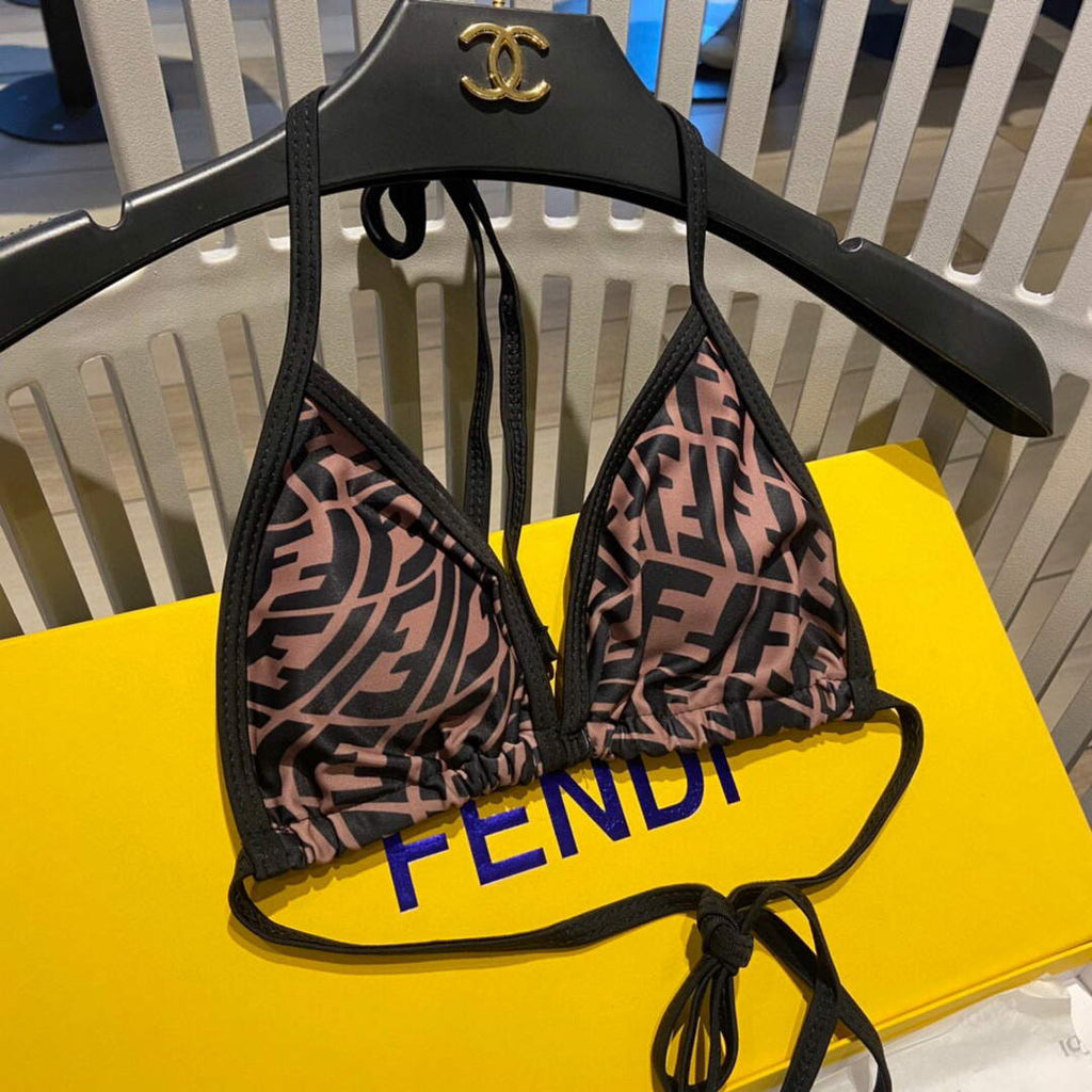 Fendi Women's Black Lycra? Bikini Swimsuit FXB974