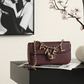 Chanel  Flap bag Caviar Quilted Calfskin AS6340 Dark red