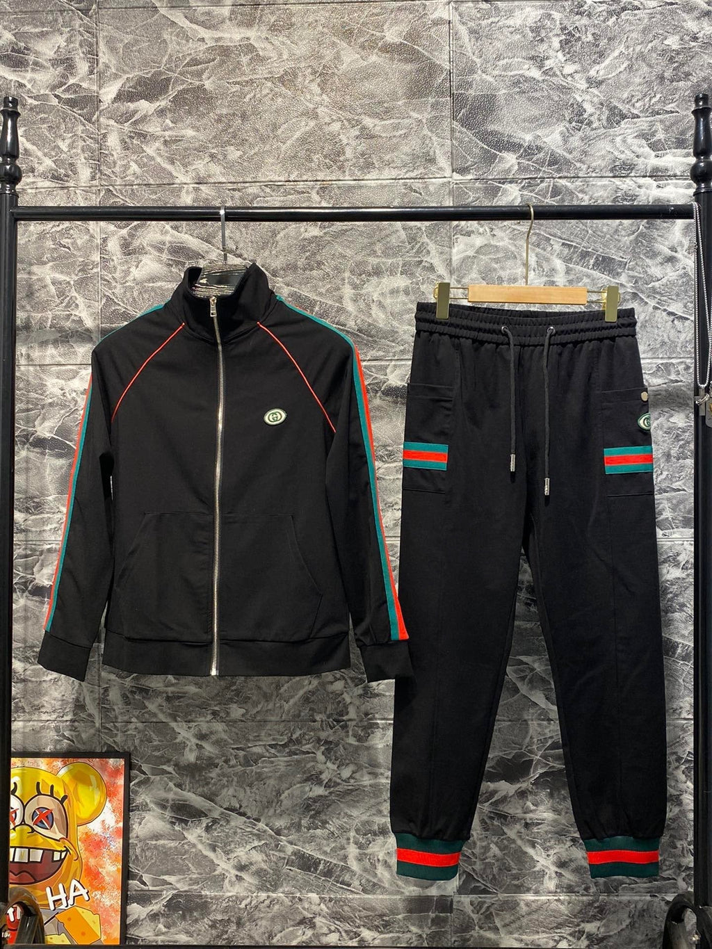 GG Men's Gucci Tracksuit Clothing Sweatshirt Trousers 38130