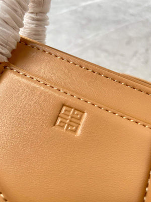 Givenchy BB50J0B00D Mini Antigona Lock Bag in Box Leather Apricot - Default Title - View 9