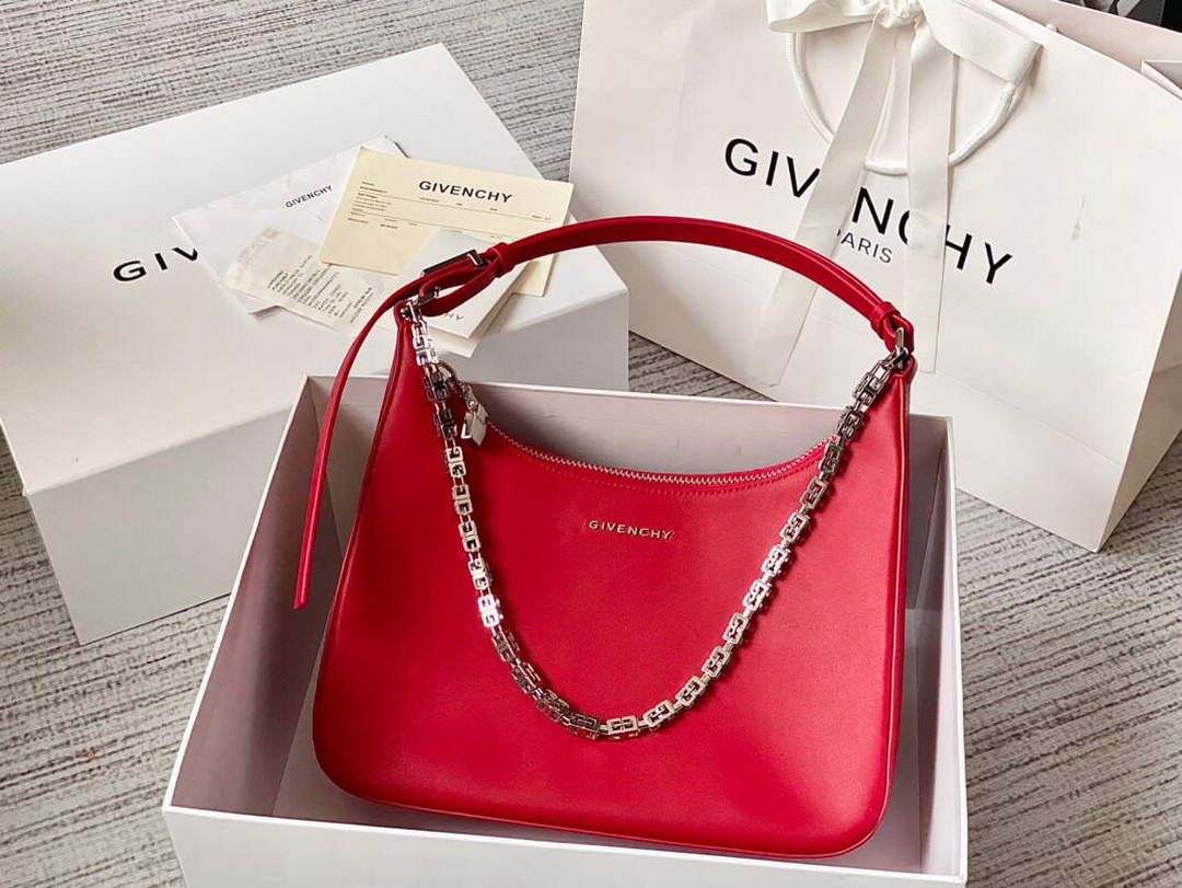 Givenchy BB50LGB1A4 Small Moon Cut Out bag in Leather Red - Default Title - View 1