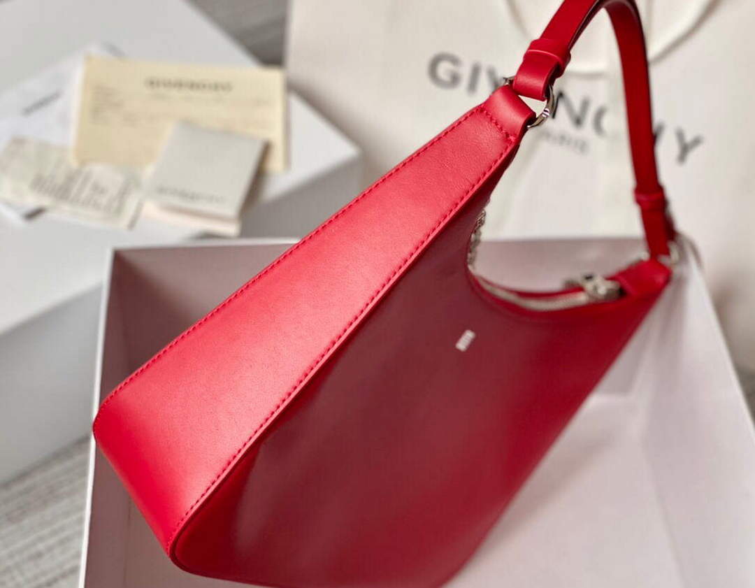Givenchy BB50LGB1A4 Small Moon Cut Out bag in Leather Red